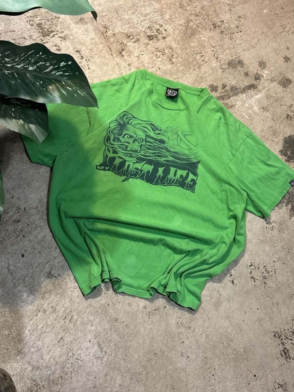 LOST Skate Tee Vintage Green T-Shirt XXL